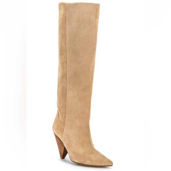 Toral Knee High Boot in Sand - Picture 2 of 3